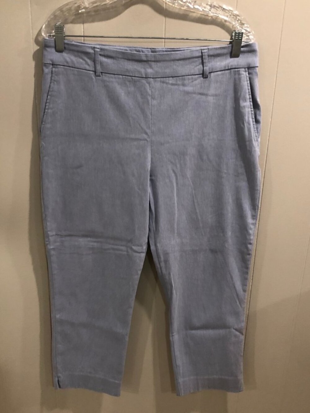 Hilary Radley Pull-On Capri Pants, Size L